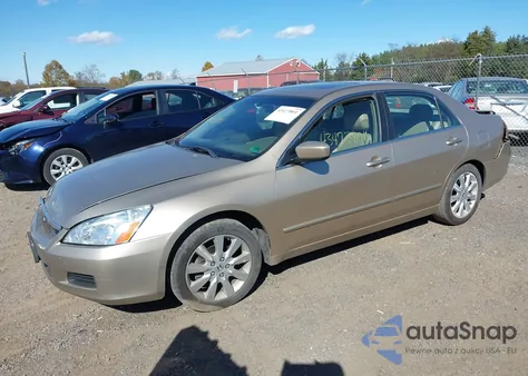 2007 Honda Accord 3.0 Ex z USA, uszkodzony, nr VIN 1HGCM665X7A004294